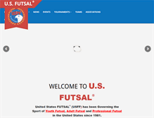 Tablet Screenshot of futsal.com