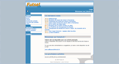 Desktop Screenshot of futsal.ch